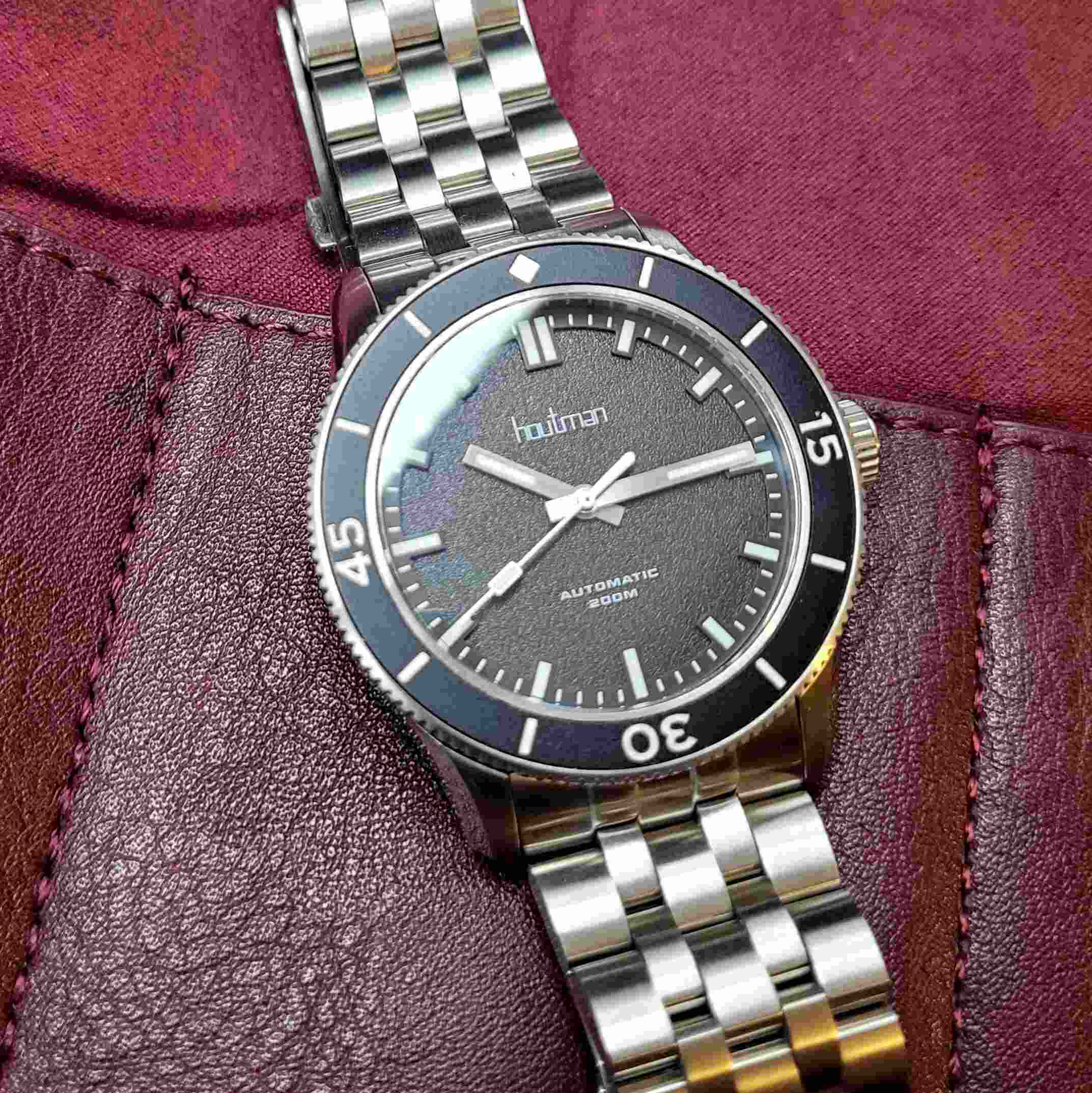 Dive Watch Pilbara Black - Houtman Watches Australia