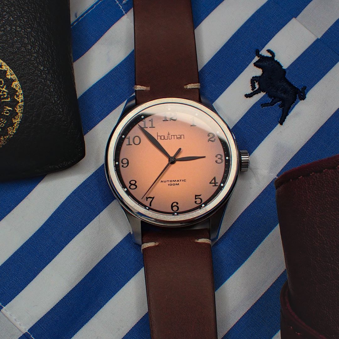 Burnt Erather by Houtman – Australian automatic field watch