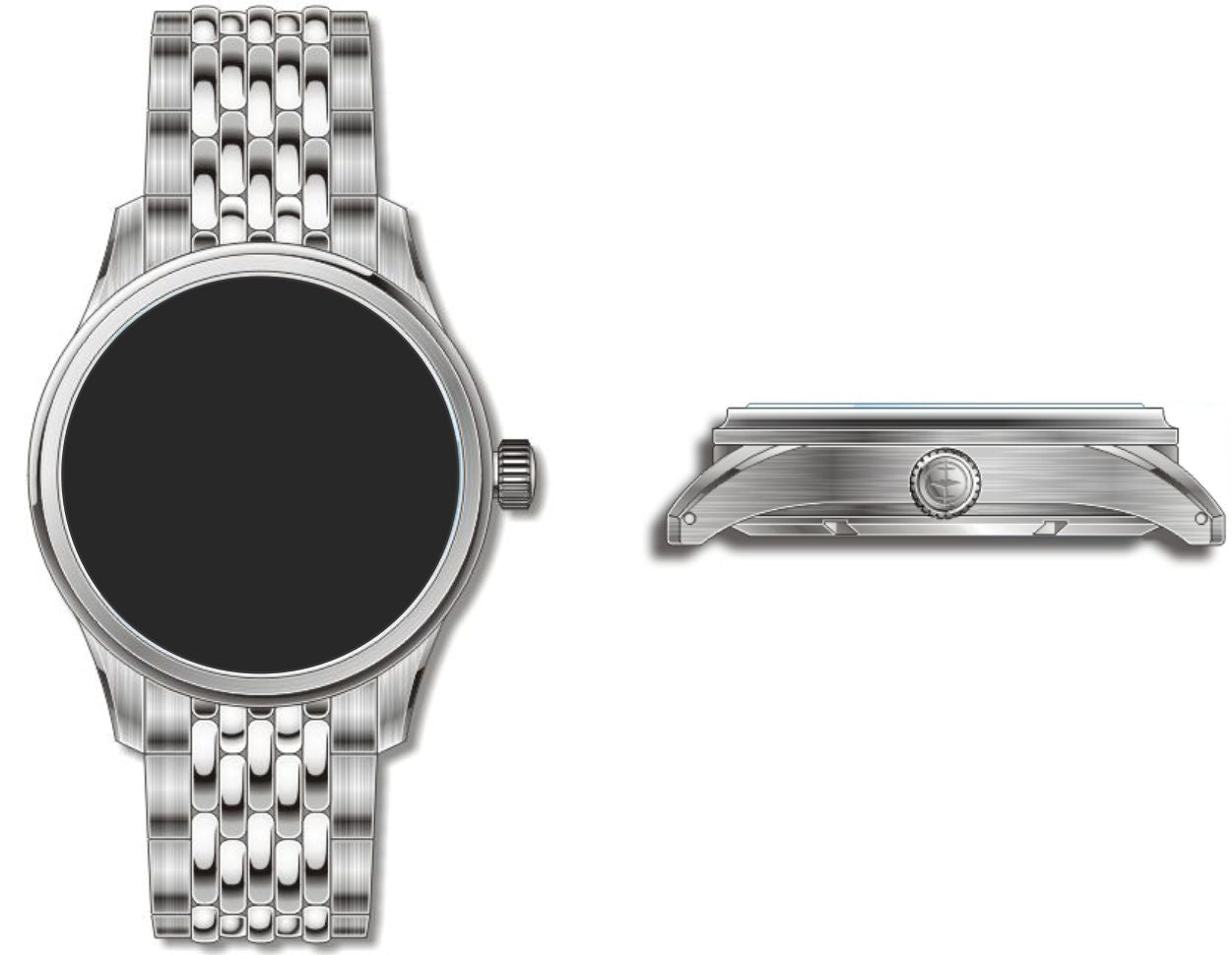 classic watch case by Houtman