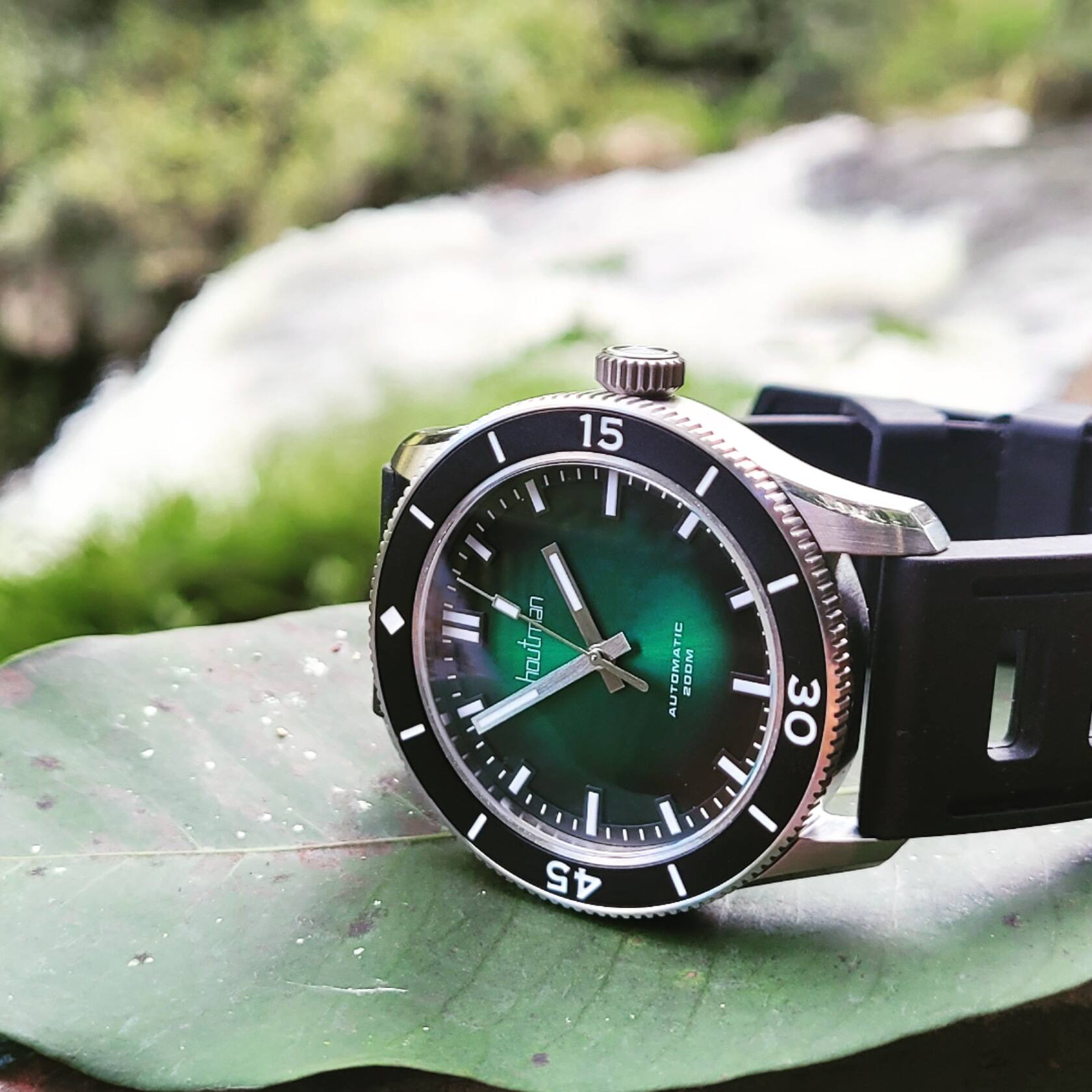 stunning mens watch with green dial best watches 